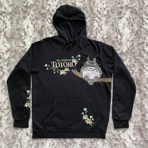 Box Lunch Studio Ghibli My Neighbor Totoro Floral Logo Hoodie